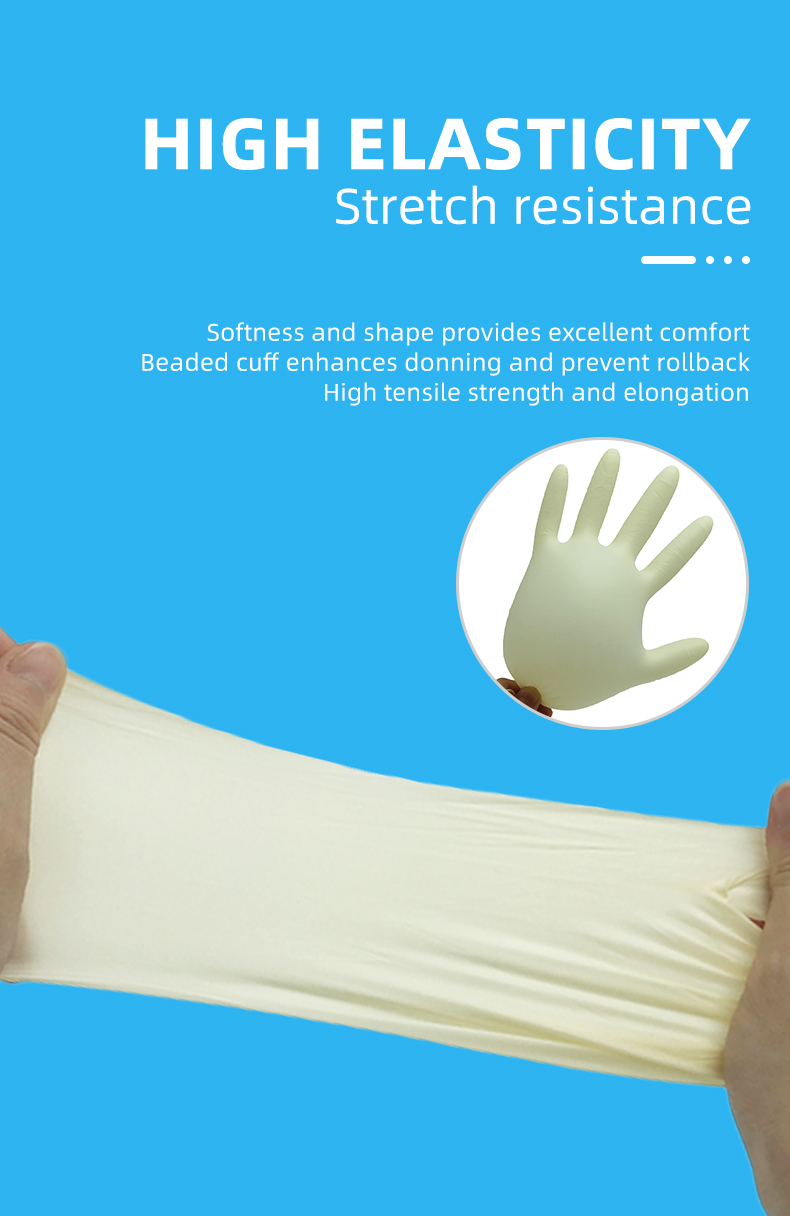 Jednorázové latexové rukavice (1)