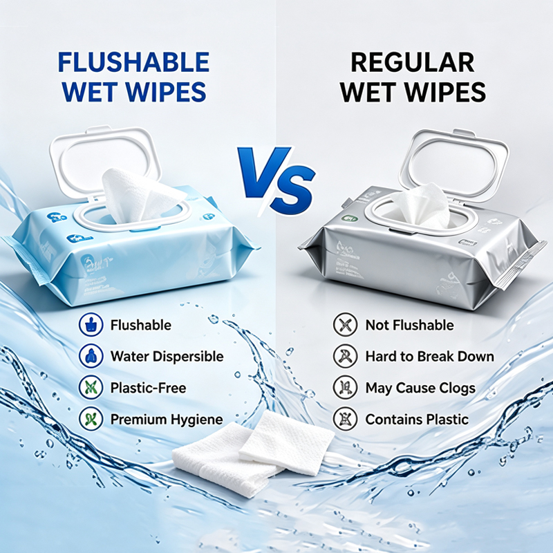 Flushable-Wet-Wipes-vs-Regular-Wet-Wipes