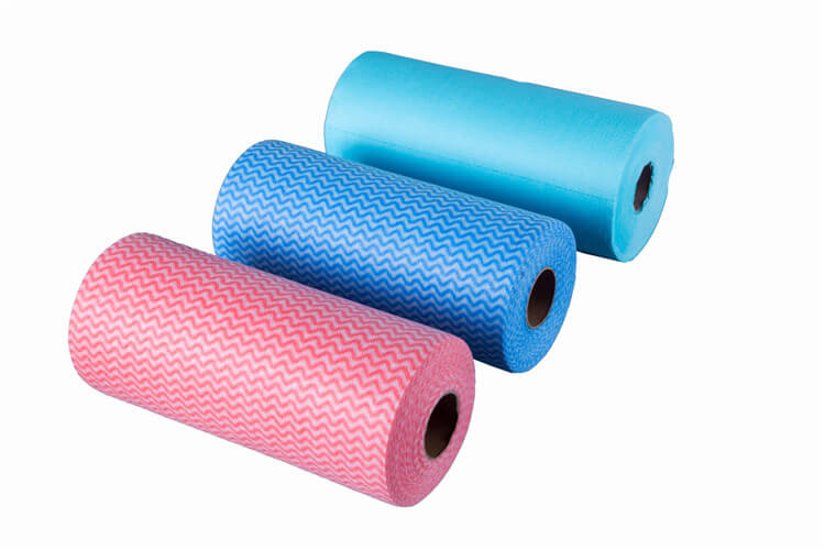 China Diamond Pattern Spunlace Non Woven Fabric Wipes factory and ...